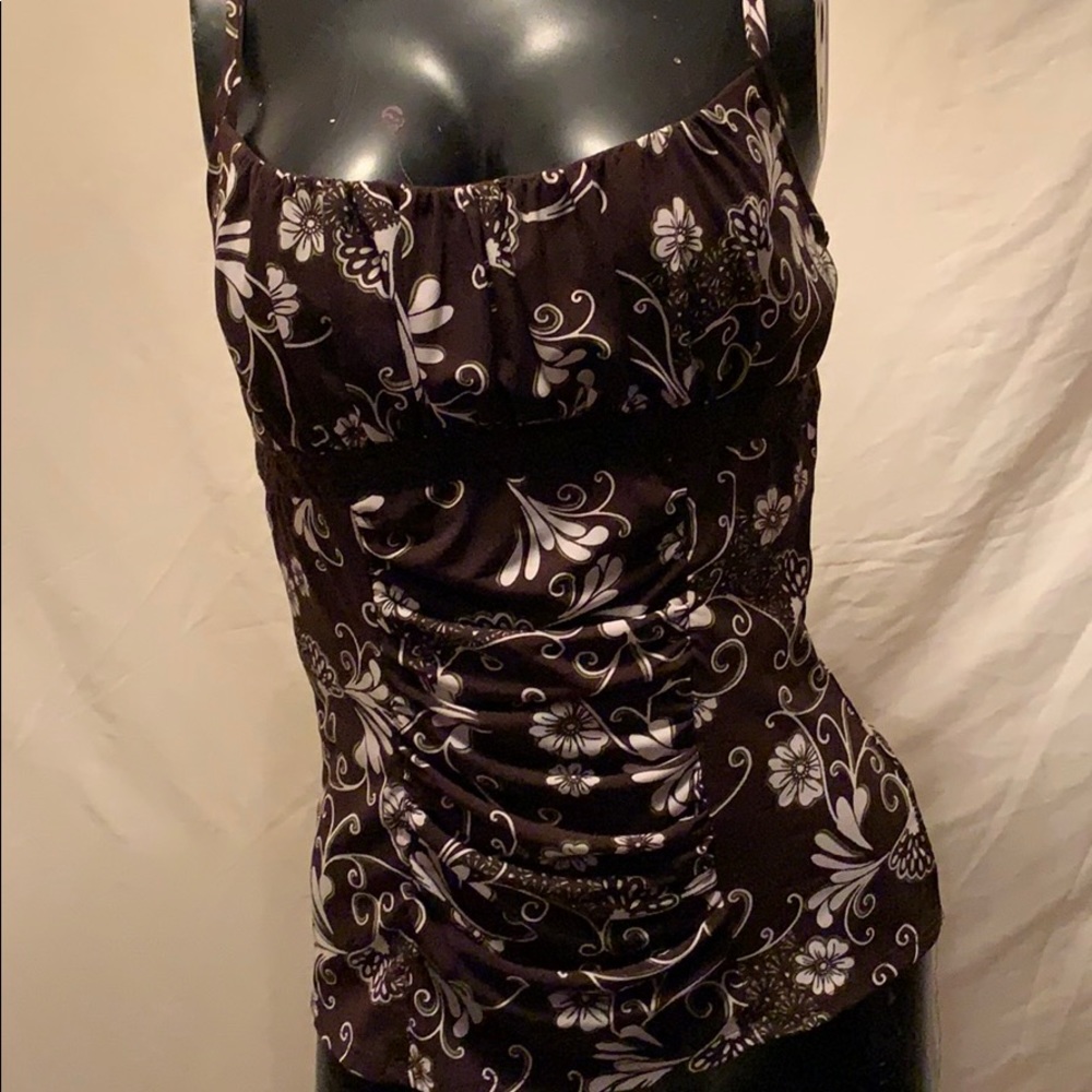 Three pink hearts top speghetti straps sz cog